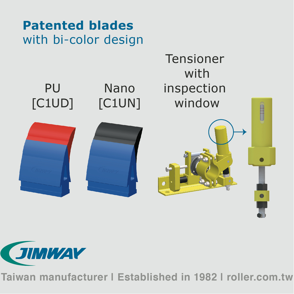 tensioner with inspection window