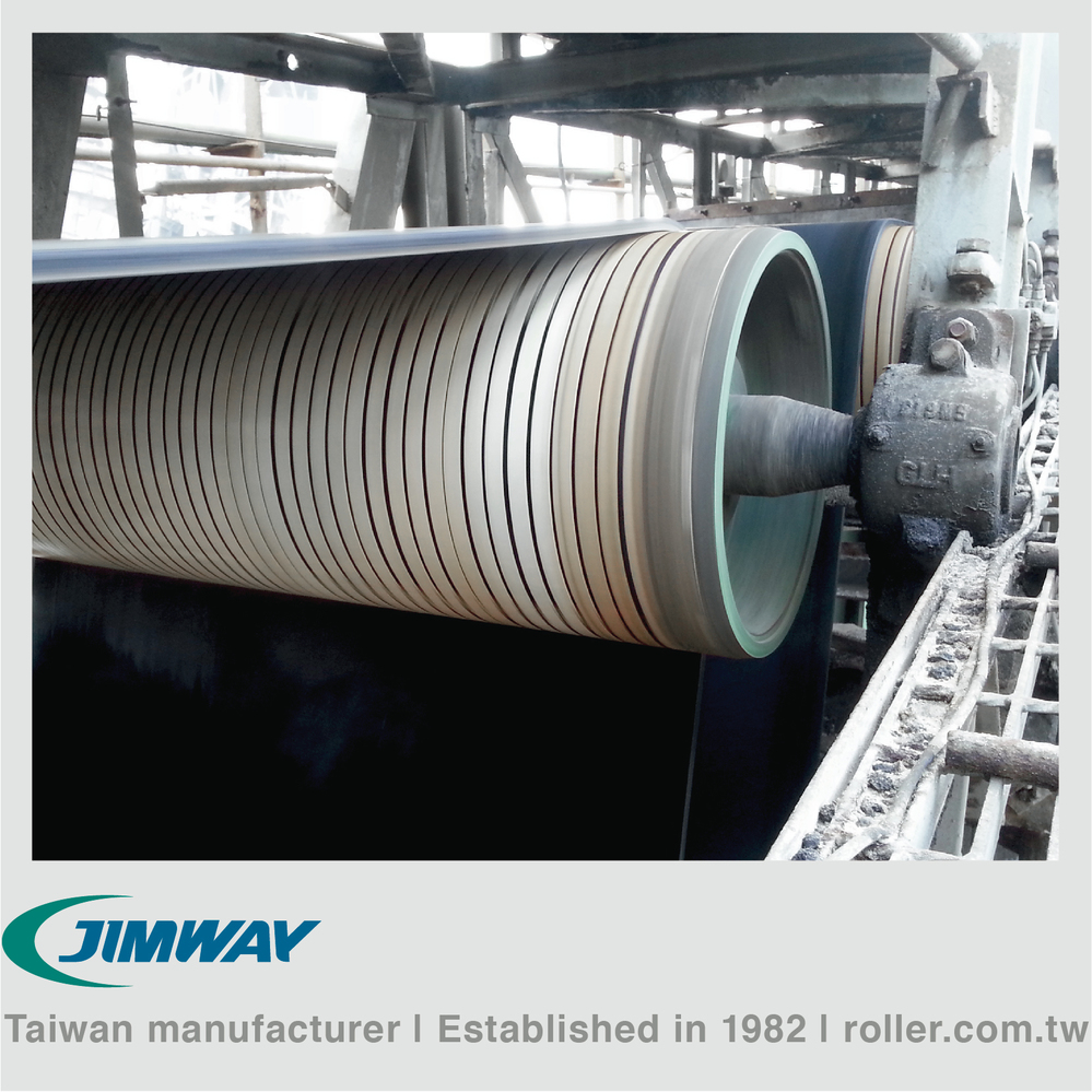 flat ceramic pulley lagging